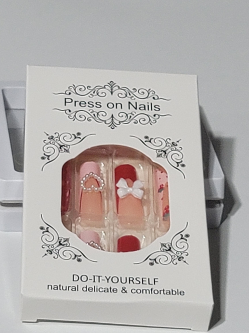 ❤️🔥6/$15❤️🔥Pink & Red Decorative Press-On Nail Set